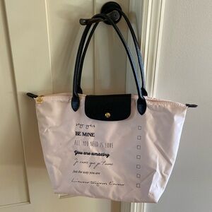 Longchamp Le Pliage Valentine Limited Edition (Bag Be Mine Nylon Tote Bag) 🌸